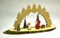 Ovaler Baumscheibenschwibbogen-Weihnachtsmann 