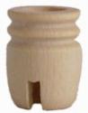 Kerzentülle, Fass E10, 4mm Nut 