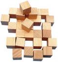 Holzwürfel Buche-10er Pack 