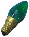 Kerzenlampe E14/230V/10W grün 