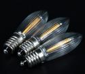 LED-Filament-Riffelkerze 34V