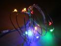 LED-Lichterkette 40teilig-bunt/Biegedraht 