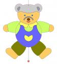 Hampelmann-Teddybär 