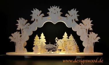 3D-Weihnachtszeit-74cm-Palmenblende 