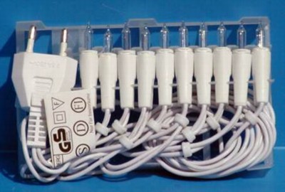 Mini-Lichterkette weiß 230V 