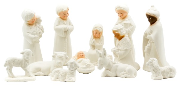Christi Geburt 13cm-weiß 