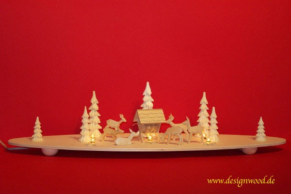 3D-Weihnachtsberg Rehkrippe 