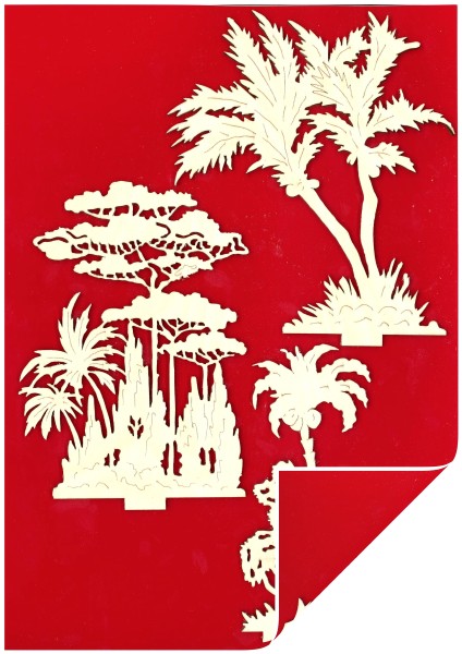 Figurenset Palmen-1 Laubsägevorlage